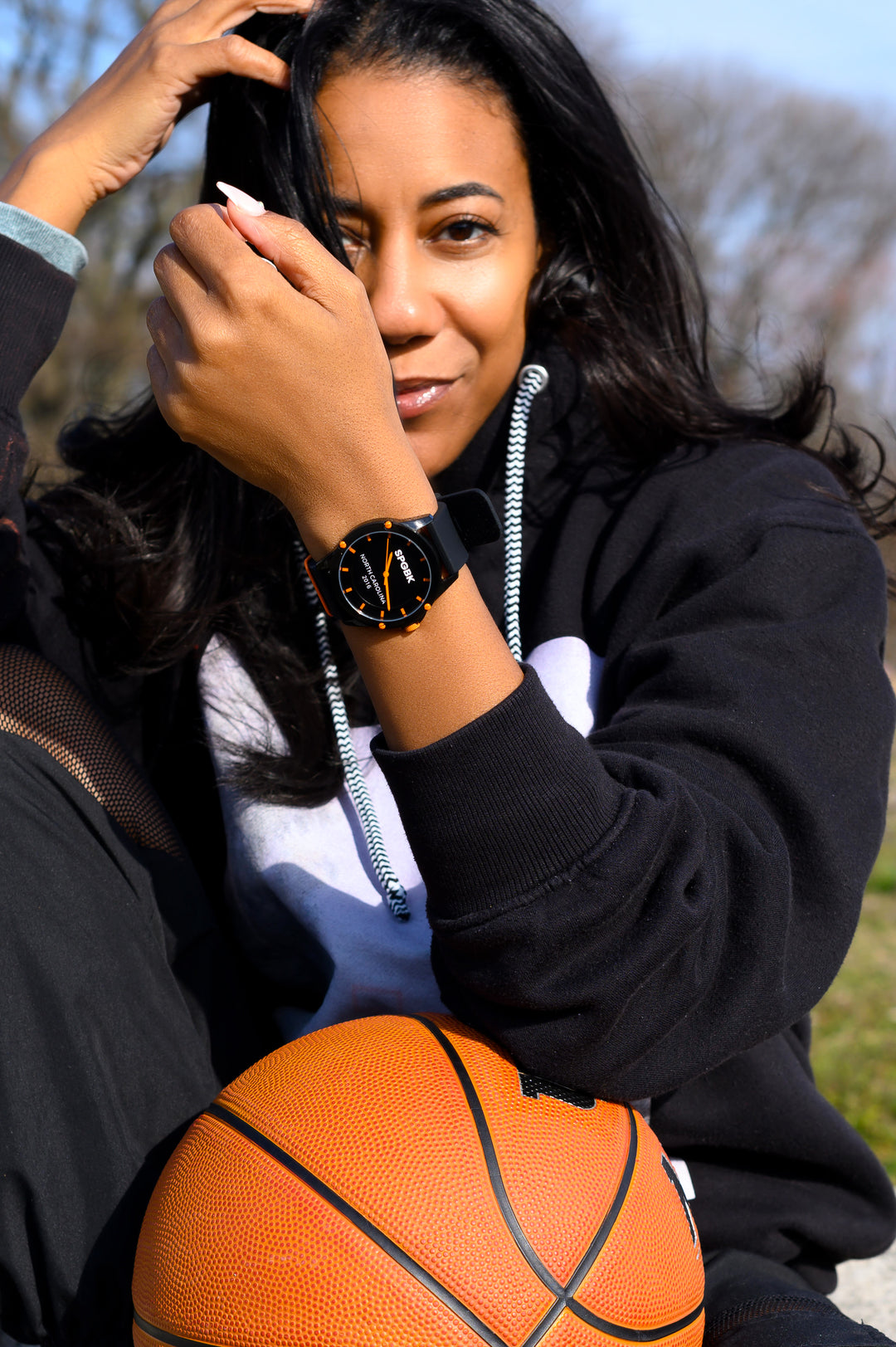 *NEW: Unisex Basketball Edition, Black & Electric Orange