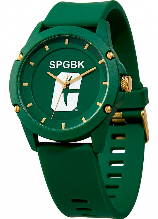 *SPGBK’s UNC Charlotte Green, 44mm - Unisex Watch