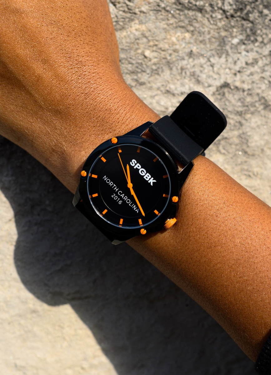 Security Watch Spring Break Unisex Basketball Edition, Black & Electric Orange – Springbreak Watches