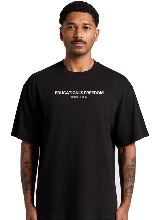 2026 Unisex Black History Month "Education is Freedom" Tee - SPGBK