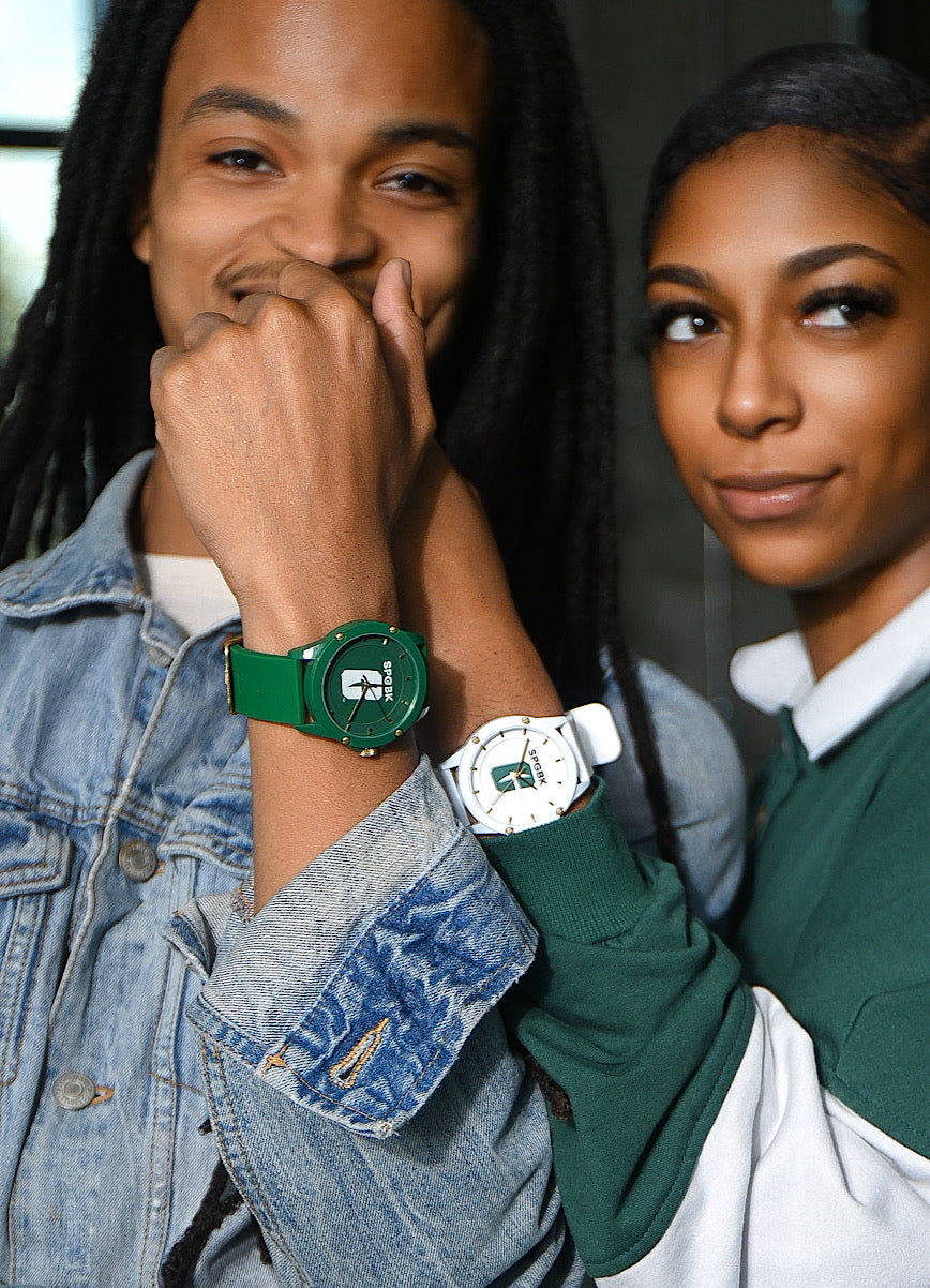*SPGBK’s UNC Charlotte Quartz White, 44mm - Unisex Watch