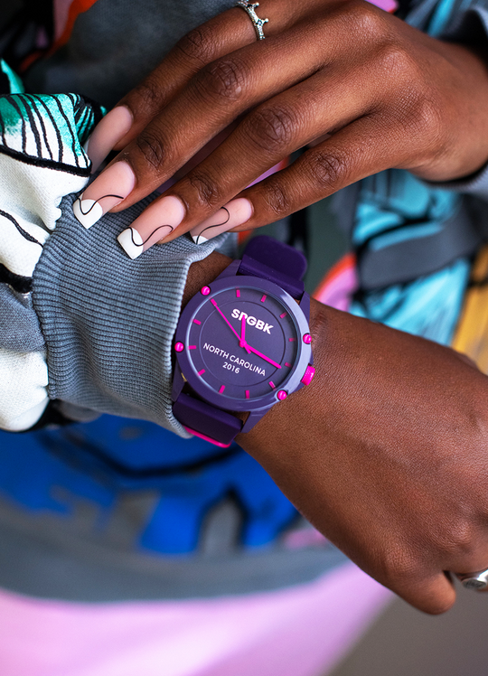 The Montclair, Dragon Fruit Silicone Band 44mm