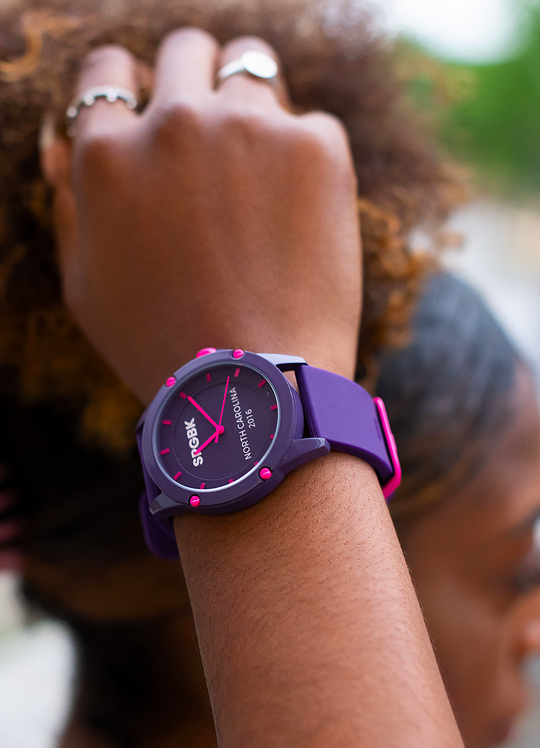 The Montclair, Dragon Fruit Silicone Band 44mm
