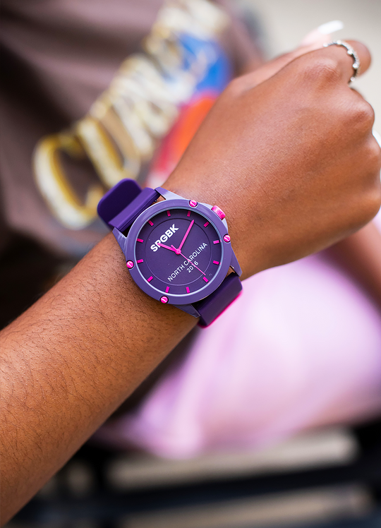 The Montclair, Dragon Fruit Silicone Band 44mm