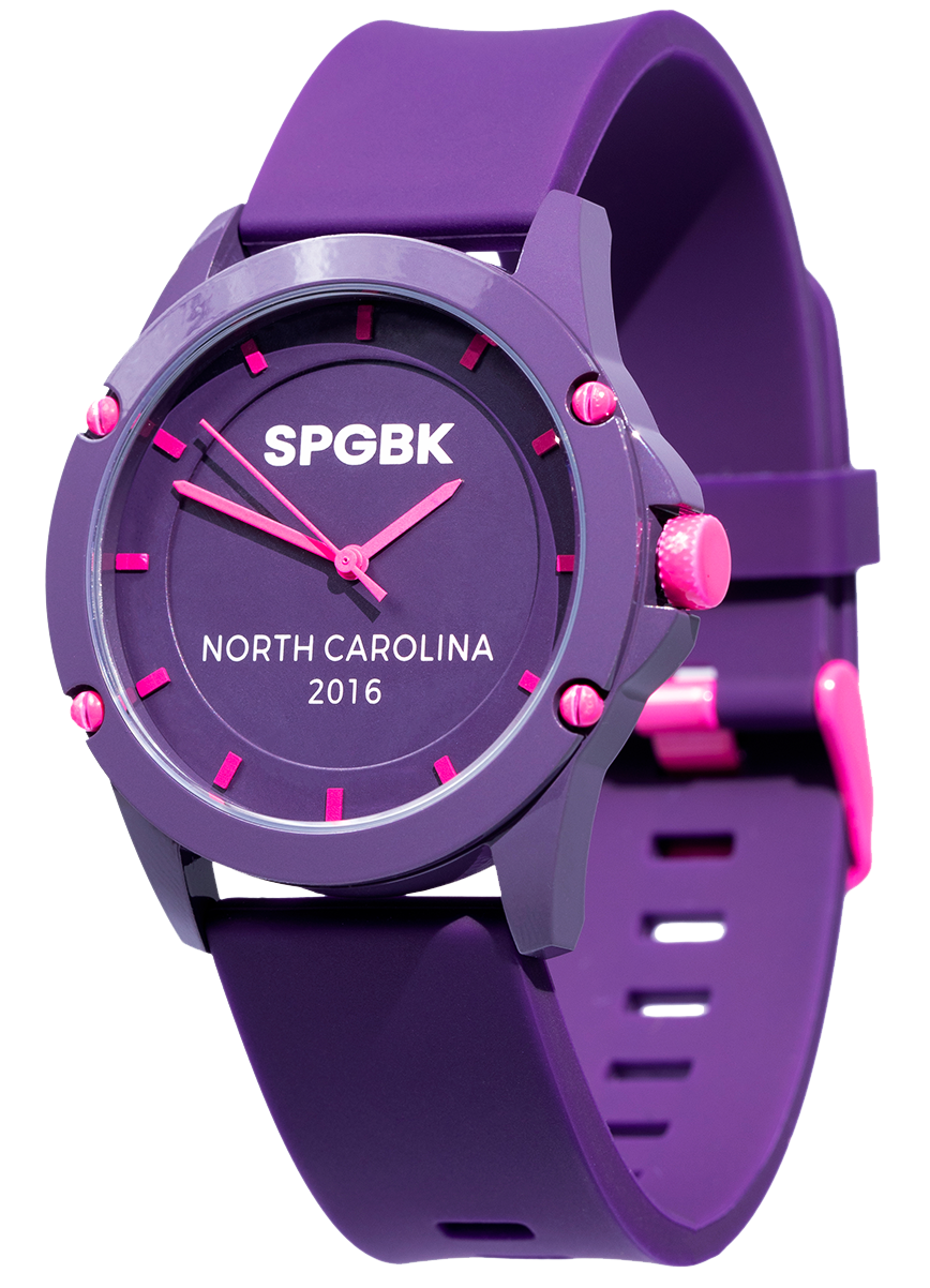 The Montclair, Dragon Fruit Silicone Band 44mm