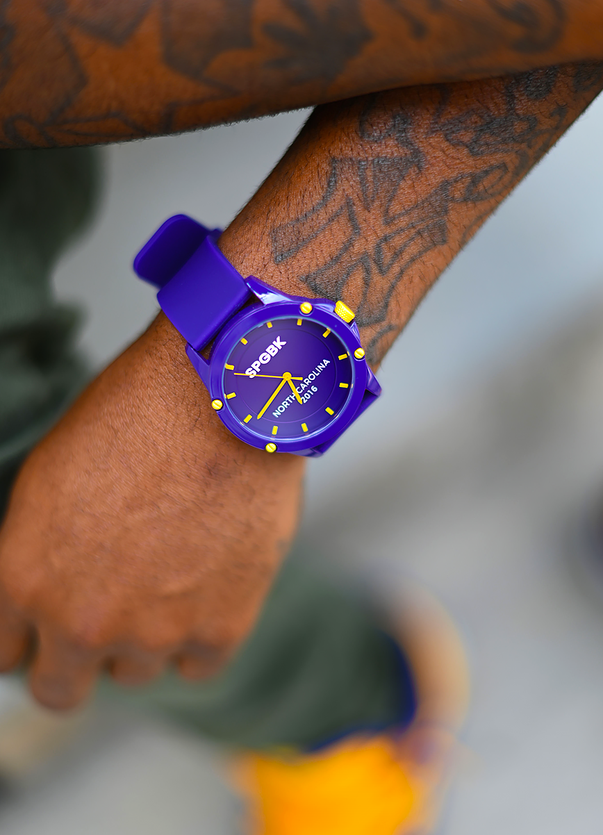 The Griffin - Royal Purple & Yellow Watch – Springbreak Watches