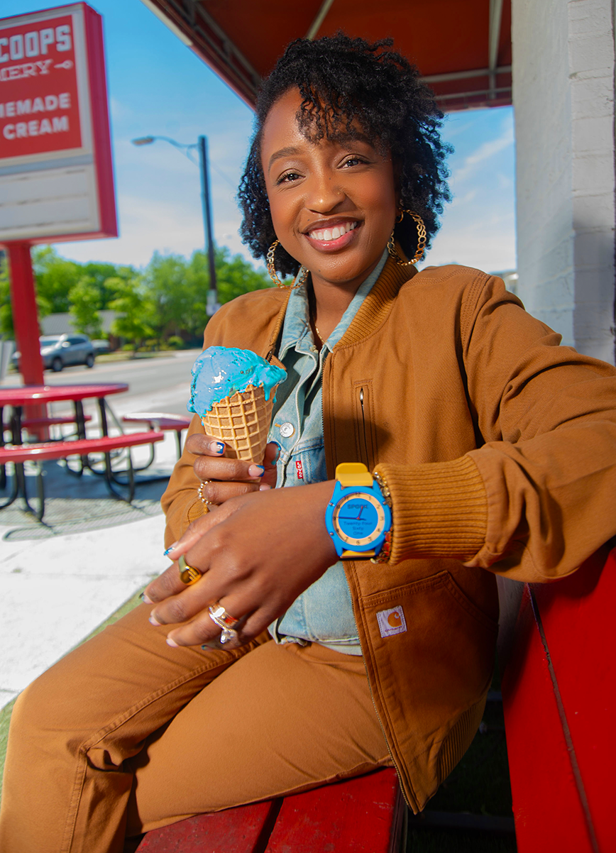 *Cookie Monster Ice Cream - "SPGBK x Trae Scoops Collab”