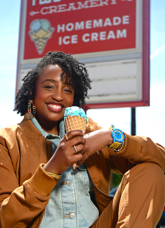 *Cookie Monster Ice Cream - "SPGBK x Trae Scoops Collab”