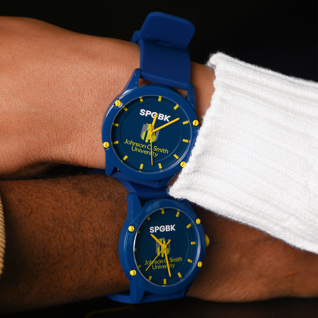 *NEW: SPGBK x JCSU Stacked Logo Watch - Navy Blue