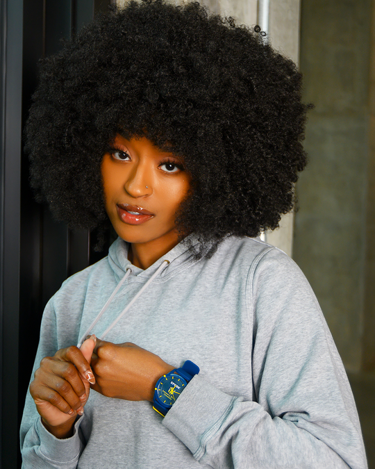 *NEW: SPGBK x JCSU Stacked Logo Watch - Navy Blue